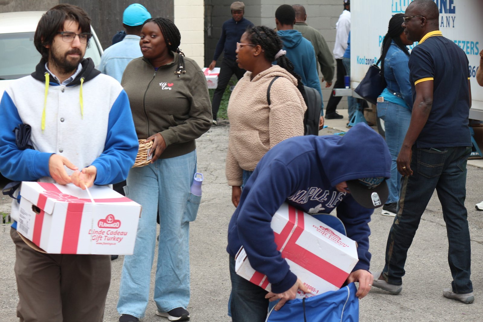 Youth & Community Members Helping Out